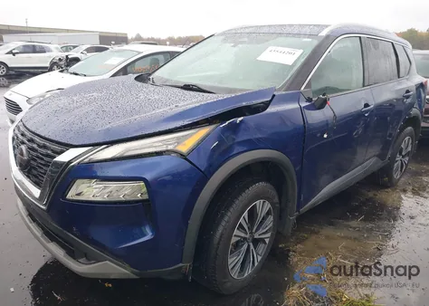 2021 Nissan Rogue Sv Intelligent Awd from USA, damaged, VIN 5N1AT3BB6MC819302